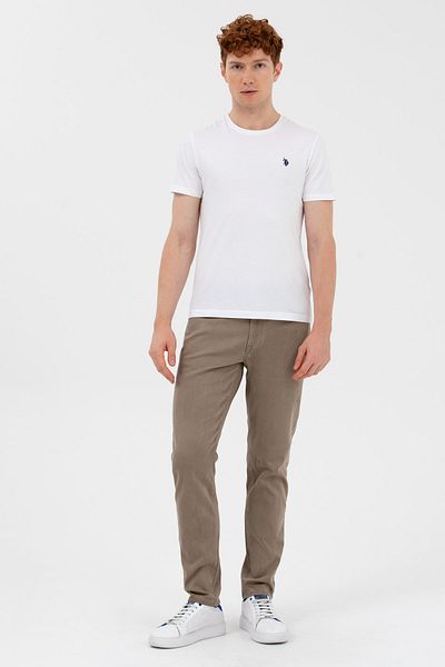 U.S. Polo Assn. ΑΝΔΡΙΚΟ ΑΝΔΡΙΚΟ ΑΝΔΡΙΚΟ ΠΑΝΤΕΛΟΝΙ DENIM POLO 1582647 RENY 029 COFFEE COLOR