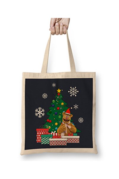 Baskı Dükkanı Ведмедик Фоззі біля ялинки Маппет-шоу Без сумки з довгою ручкою