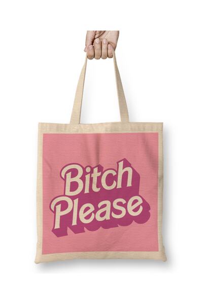 Baskı Dükkanı 01 Бавовняна сумка з довгими ручками