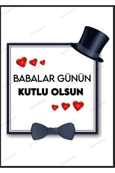 sevvom YENİLEBİLİR KAĞIT BABALAR GÜNÜ RESİMLİ PASTA ÜSTÜ ŞEKER KAĞIDI BASKISI