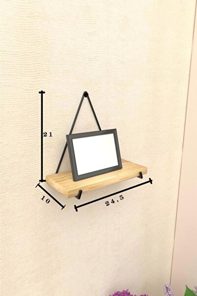 MSAĞWOODS AHŞAP METAL RAF DUVAR DEKOR MUTFAK BAHARATLIK ORGANZER BANYO LAVABO