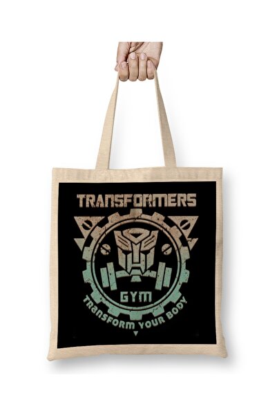 Baskı Dükkanı Transformers Gym 03 Tkanina Torba Duga Sa ručkom