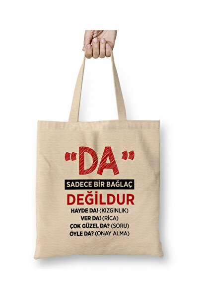 Baskı Dükkanı Reči Crnog mora su samo vezna tkanina Torba dugačka Sa ručkom