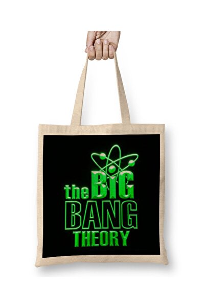 Baskı Dükkanı Teorija velikog bonga 03 Tkanina Torba Dugačka Sa ručkom