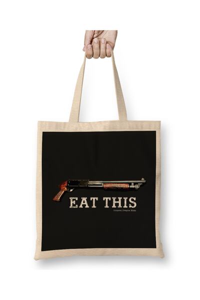 Baskı Dükkanı Vanzemaljci jedu ovu sačmaricu Citat kaplara Dvejna Hiksa Tkani...