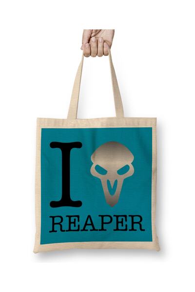Baskı Dükkanı Volim Reaper Overwatch tkaninu Torba dugačku Sa ručkom