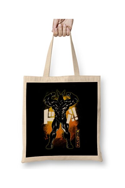 Baskı Dükkanı Kosmička All Might tkanina Torba duga Sa ručkom