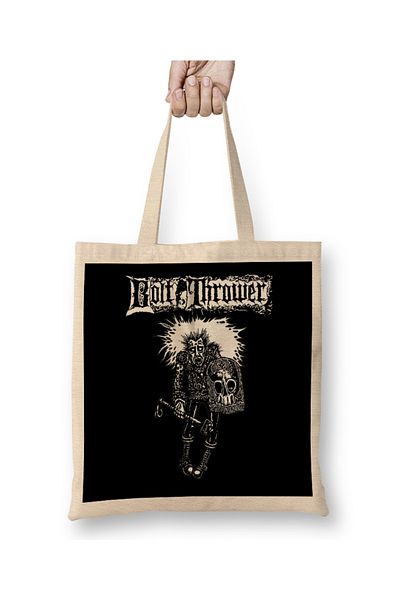 Baskı Dükkanı Bolt Thrower 02 υφασμάτινη τσάντα μακριά λαβή