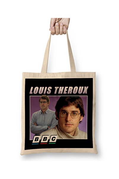 Baskı Dükkanı Louis Theroux Retro BBC tkanina Torba duga Sa ručkom