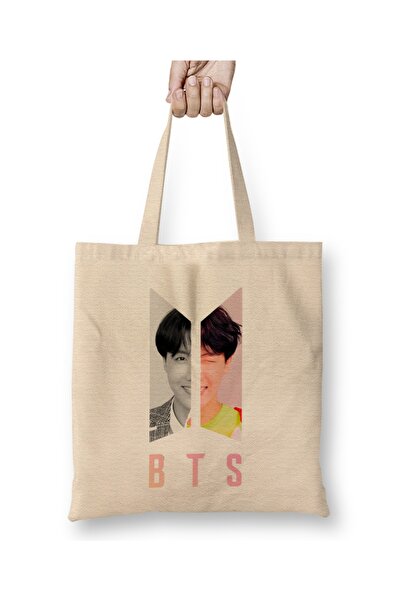 Baskı Dükkanı Bts Jhope Hobby Bts Logo Tkanina Torba Duga Sa ručkom