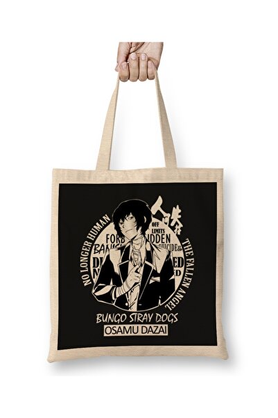 Baskı Dükkanı Bungou Stray Dogs Tote Bag Long Handle