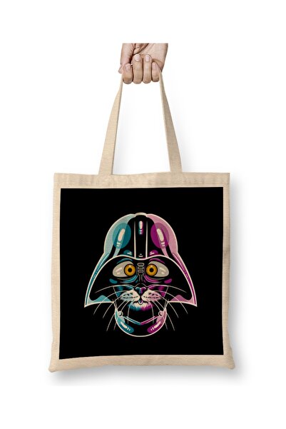 Baskı Dükkanı Star Cat Wars 08 Tkanina Torba Duga Sa ručkom