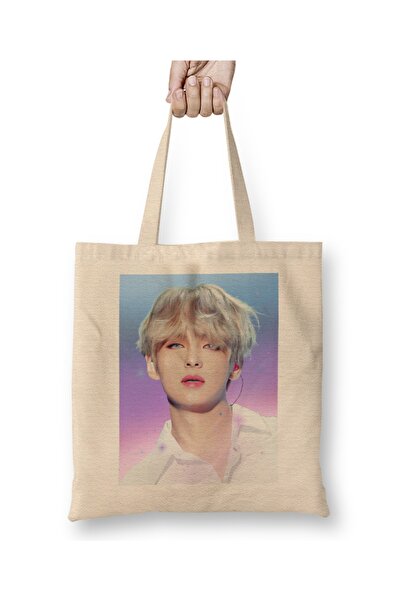 Baskı Dükkanı Bts Tae efekat slikanja plave i roze oči Bts Army Kpop poklon B...