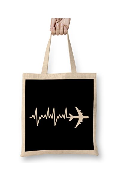 Baskı Dükkanı Sjajni avion, otkucaji srca, pilot, pilotiranje, avijacija, tka...