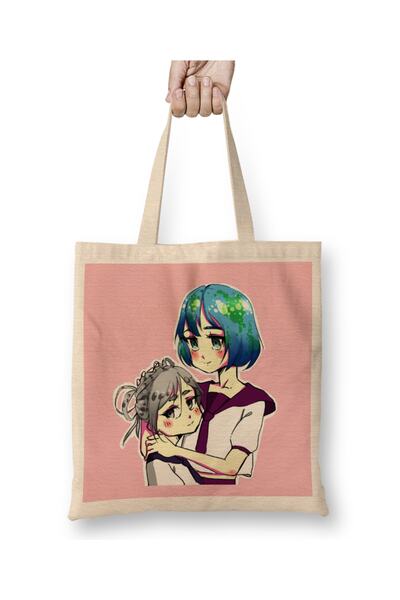 Baskı Dükkanı Earth Chan Сумка без ручок з довгими ручками