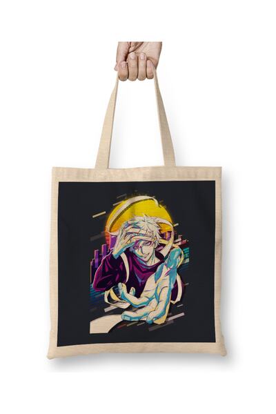 Baskı Dükkanı Satoru Gojo Jujutsu Kaisen tkanina Torba duga Sa ručkom