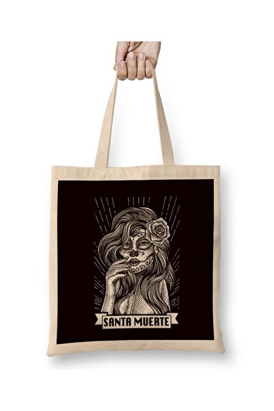 Baskı Dükkanı Santa Muerte ženska božanstva satanska meksička majica sa mrtvo...