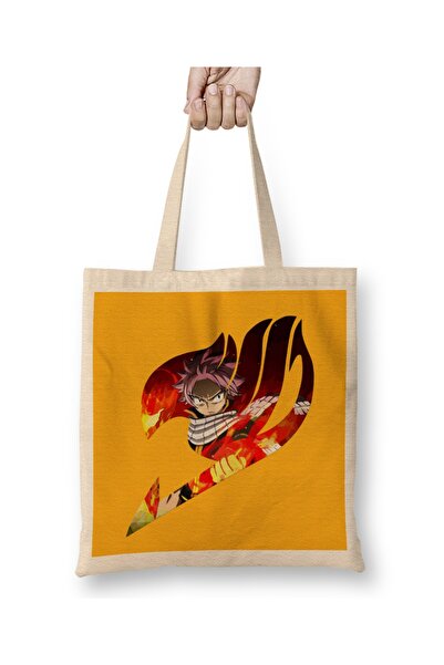 Baskı Dükkanı Natsu Dragneel Anime Manga Fairy Tail Odelo Torba Dugo Sa ručkom