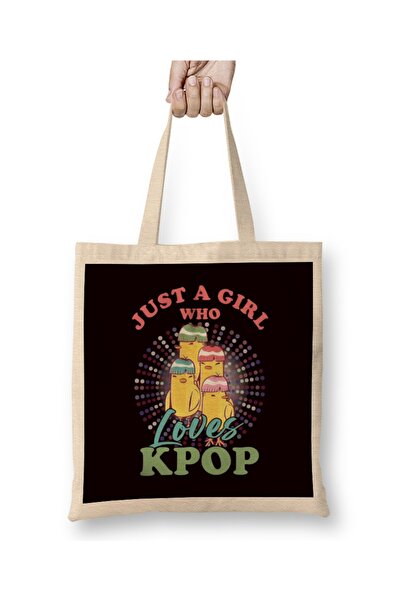 Baskı Dükkanı Devojka koja voli korejsku pop muziku K-Pop Koreja Ptice Pevači...