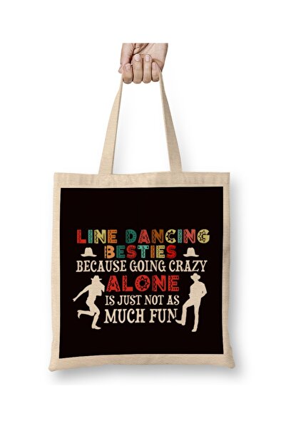 Baskı Dükkanı Prijatelji plesa u redu Line Dancer Country Dance Zapadna muzik...