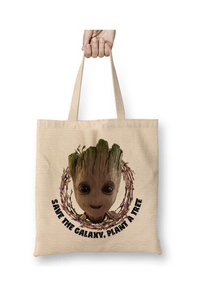 Baskı Dükkanı Guardians Of The Galaxy Baby Groot Save The Galaxy Diaper Bag Long Handle