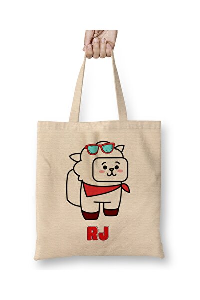 Baskı Dükkanı Bts Among Us Bt21 Rj 01 Tkanina Torba Duga Sa ručkom