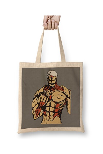 Baskı Dükkanı Attack On Titan Reiner Cloth Torba Long Sa ručkom