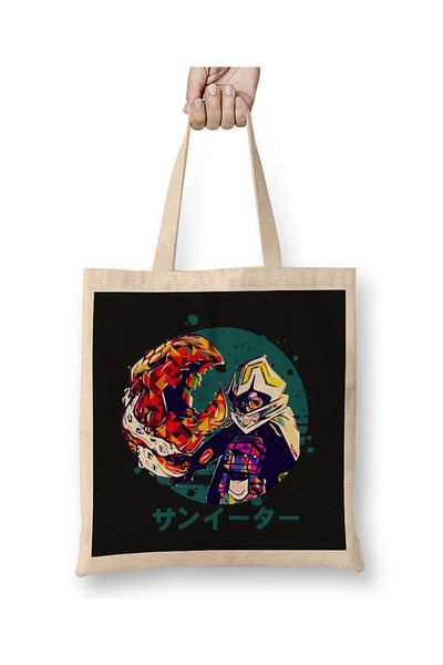 Baskı Dükkanı Υφασμάτινη τσάντα Tamaki Amajiki Suneater My Hero Academi με μακριά λαβή