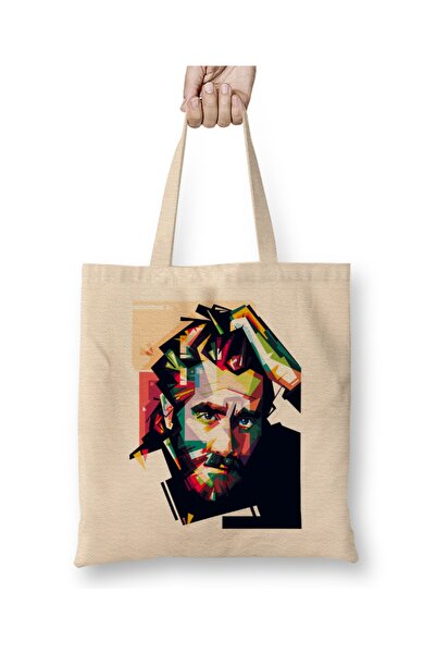 Baskı Dükkanı Džejk Džilenhol Pop Art platno Torba dugo Sa ručkom