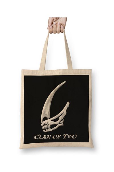 Baskı Dükkanı Clan Of Two 04 υφασμάτινη τσάντα με μακριά λαβή