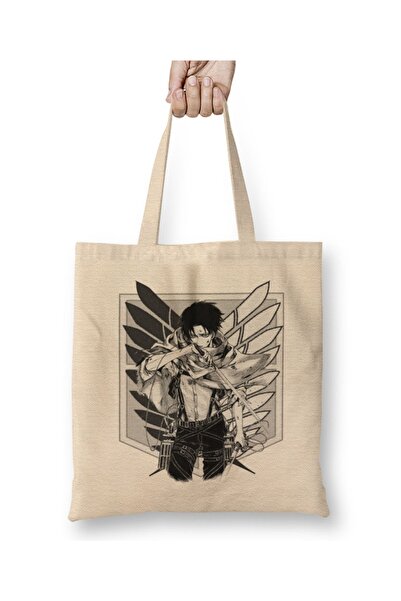 Baskı Dükkanı Levi Ackerman 02 Tkanina Torba Duga Sa ručkom