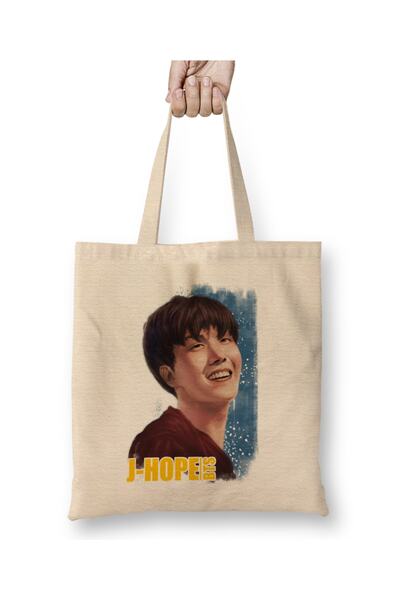 Baskı Dükkanı Bts Jhope 04 Tkanina Torba Duga Sa ručkom