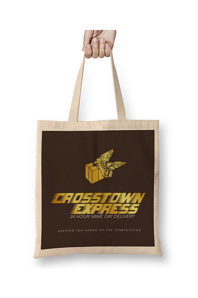 Baskı Dükkanı Crosstown Express Delivery Se7en υφασμάτινη τσάντα με μακριά λαβή