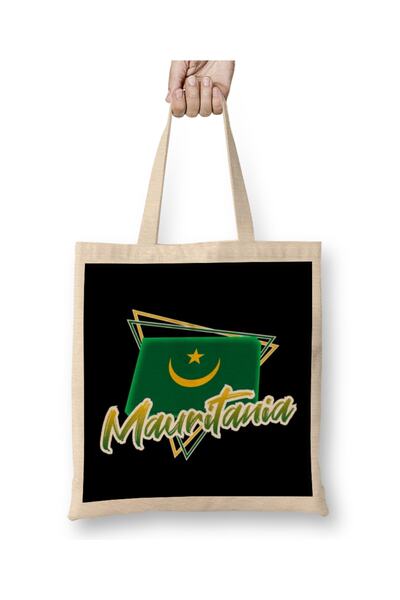 Baskı Dükkanı Mauritanija 04 Tkanina Torba Dugačka Sa ručkom