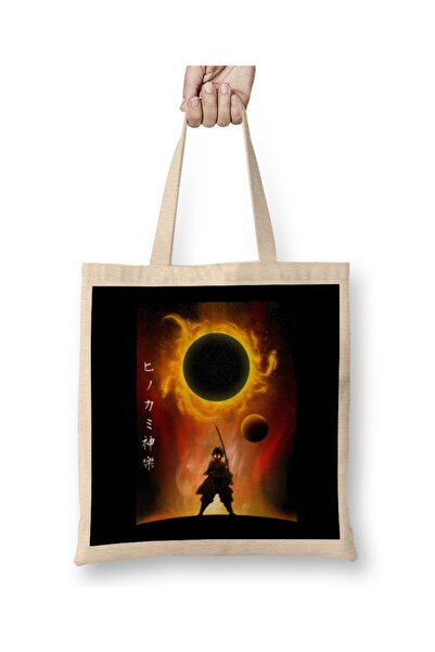 Baskı Dükkanı Ubica demona Tanjiro 01 Tkanina Torba Duga Sa ručkom