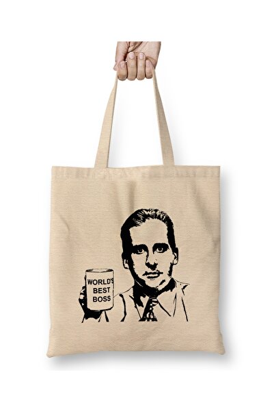 Baskı Dükkanı Майкл Скотт, найкращий бос у світі, сумка без ручок з довгими р...