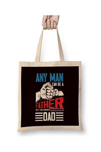 Baskı Dükkanı Otac Tata Deda Poppa Papa Dan očeva Očuh Muž Brada Torba Dugača...