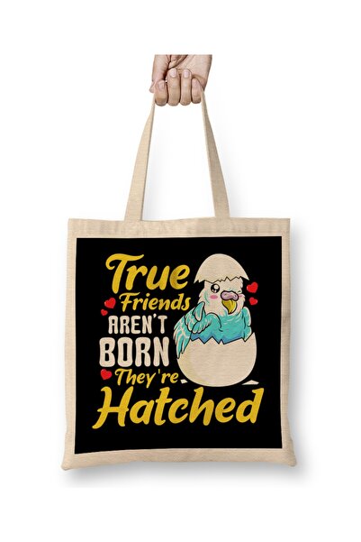 Baskı Dükkanı Ptičja igra reči Slatki pravi prijatelji se ne rađaju, već se i...