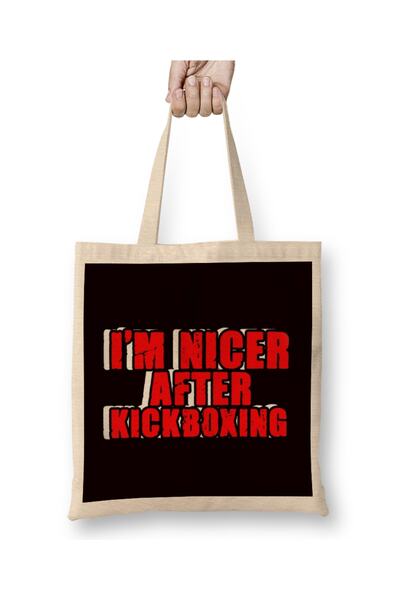 Baskı Dükkanı Funny Kick bokserice Fighter Kickboxing MMA Borilačke veštine S...