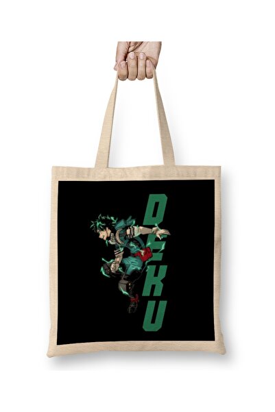 Baskı Dükkanı My Hero Academia Deku 01 Tkanina Torba Duga Sa ručkom