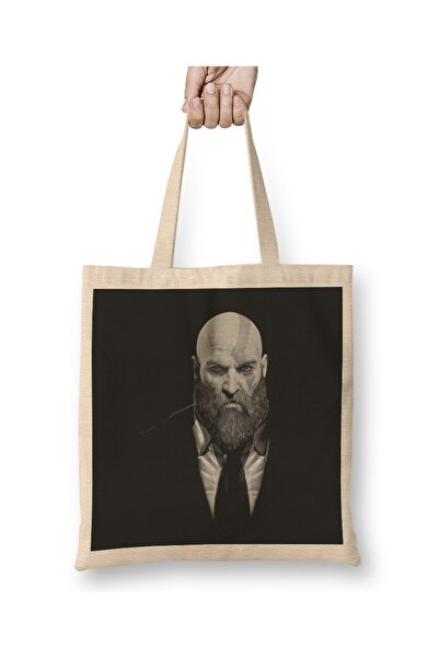 Baskı Dükkanı Božija boja Kratos tkanina Torba duga Sa ručkom