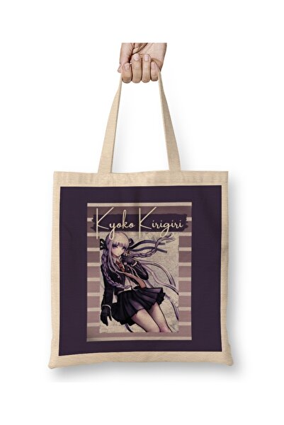 Baskı Dükkanı Kyoko Kirigiri Danganronpa odeća Torba duga Sa ručkom