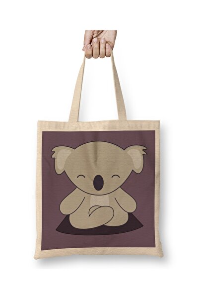 Baskı Dükkanı Йога Cavalier King Charles Spaniel Сумка без ручок з довгими ру...