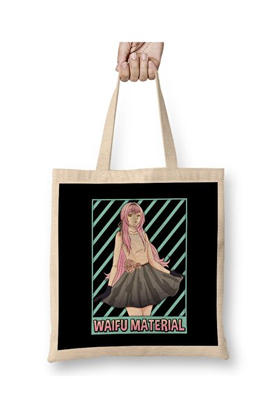 Baskı Dükkanı Waifu materijal anime devojka japanska slatka senpai pun bez To...