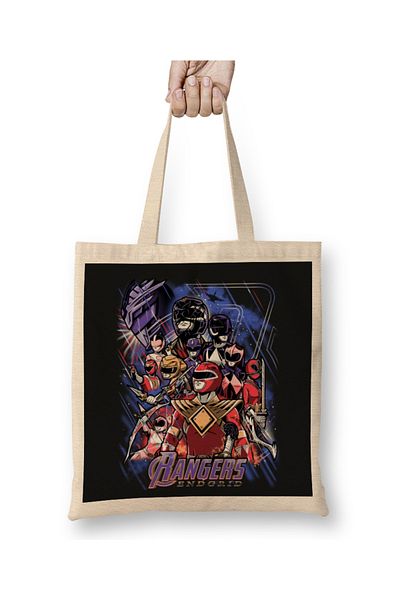 Baskı Dükkanı Υφασμάτινη τσάντα Avengers Endgrid με μακριά λαβή