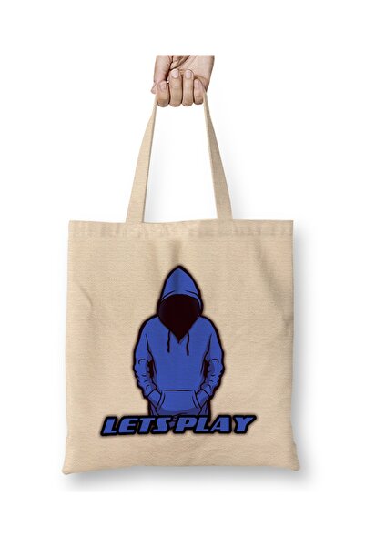 Baskı Dükkanı Squid Game 06 Geantă din pânză cu mâner lung