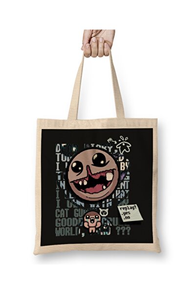 Baskı Dükkanı حقيبة قماش وداعا للعالم القاسي ذات مقبض طويل