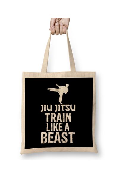 Baskı Dükkanı Jiu Jitsu treniraj kao zver Brazilski jiu-jitsu odjeća Torba du...