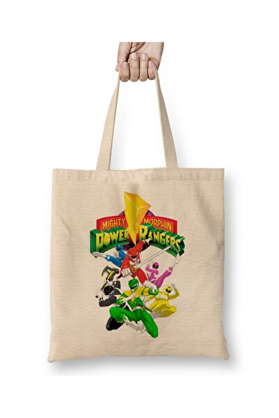 Baskı Dükkanı Power Rangers akcijska odjeća Torba duga Sa ručkom