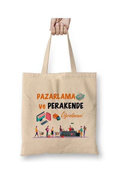 Baskı Dükkanı Učiteljska tkanina za marketing i maloprodaju Torba Duga Sa ručkom